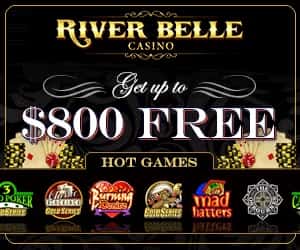 RiverBelle Casino - up to 800 free